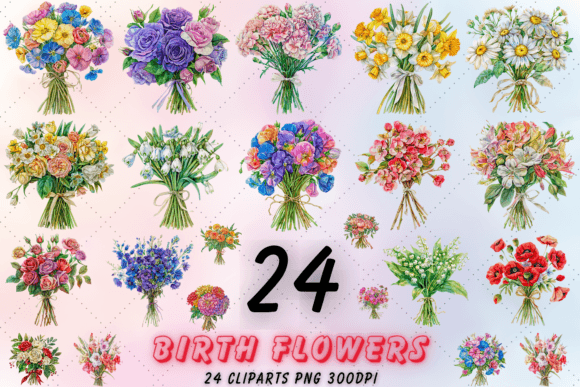 Download Birth Month Flower Clipart, Birth Flower - Premium Resources