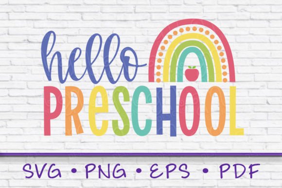 Download Hello Preschool Svg - School Collection