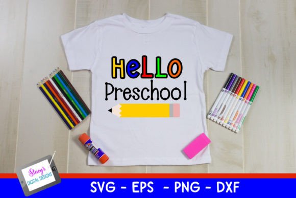 Download Back to School - Hello Preschool SVG - School Collection