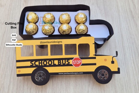 Download School Bus Shaped Box - School Collection