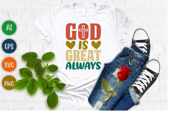 Download God is Great Always, Bible Design Svg - Bible Collection