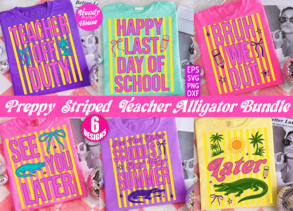 Download Preppy Last Day of School SVG PNG Bundle - School Collection