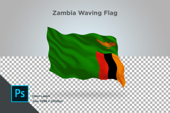 Download Zambia Waving Flag - Premium Resources